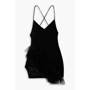 New With Tags ❤️DAVID KOMA Asymmetric Tulle Mini Dress❤️